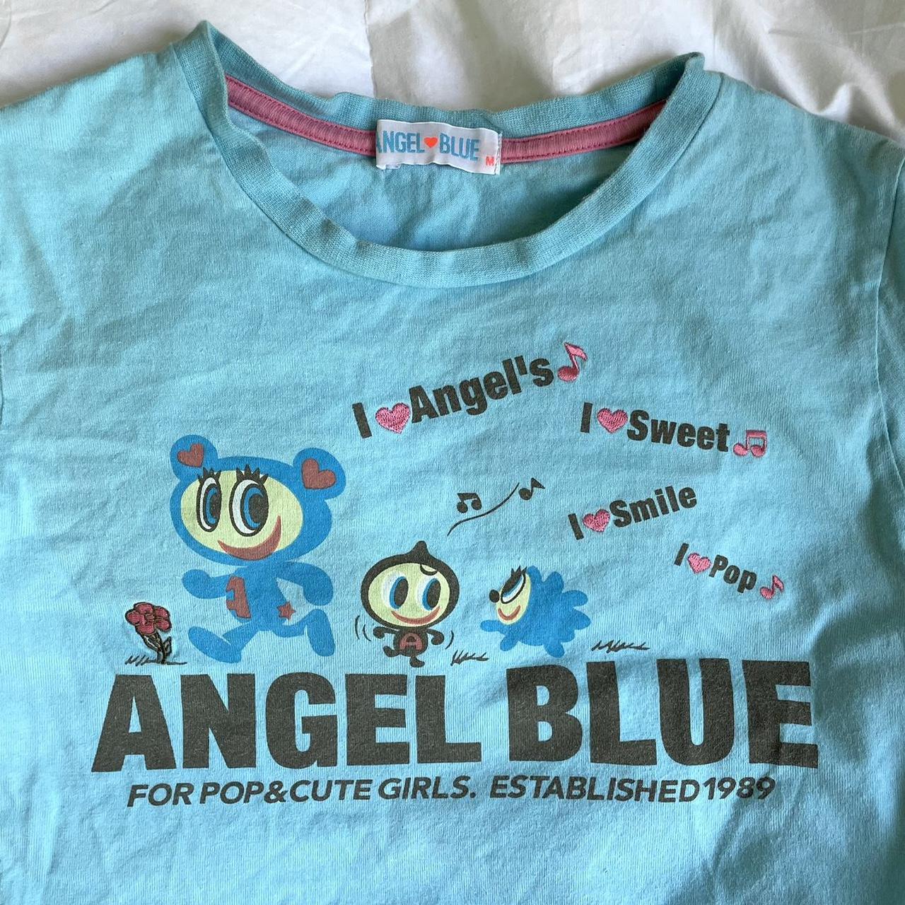 Angel Blue Women's Blue and Pink Shirt (2)