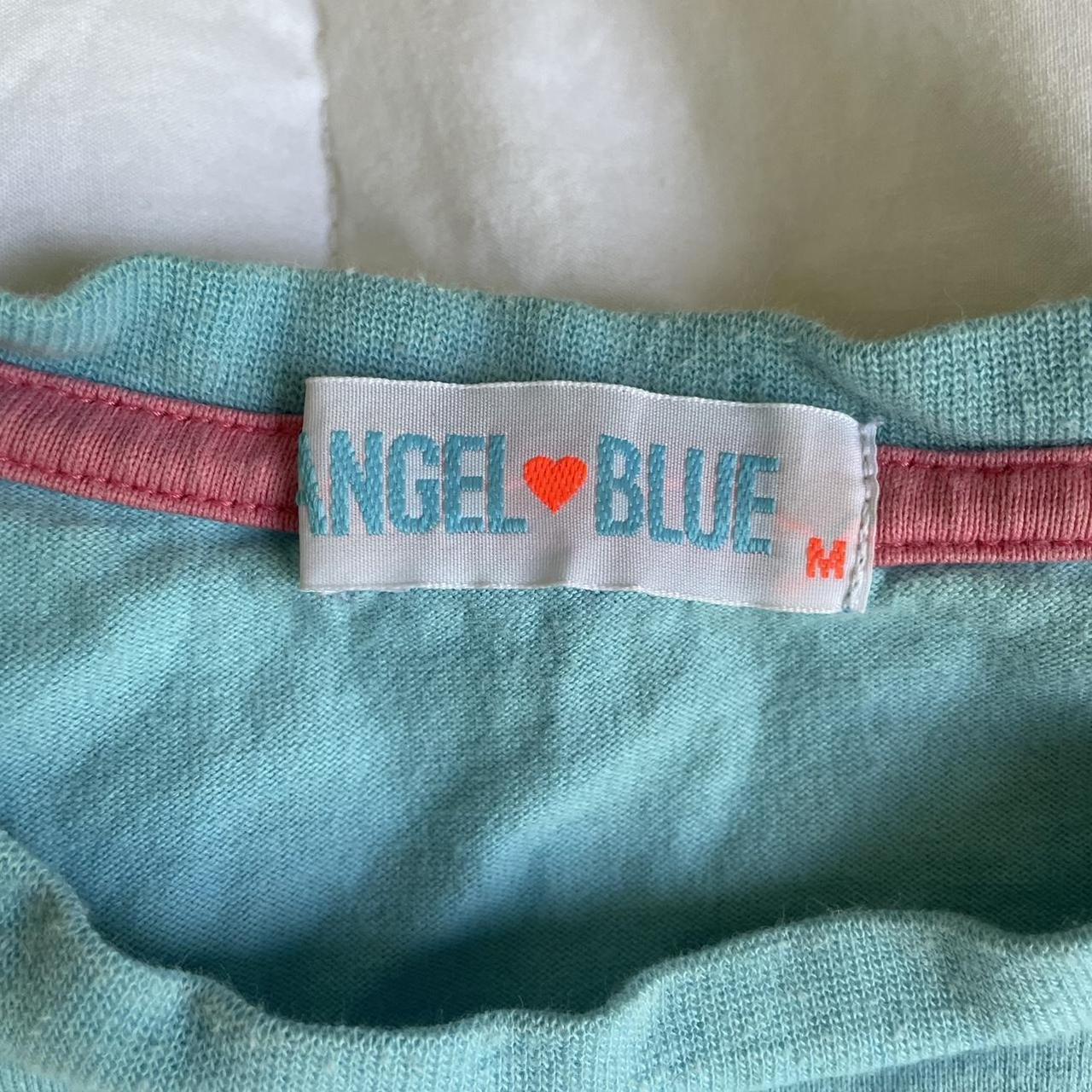 Angel Blue Women's Blue and Pink Shirt (3)