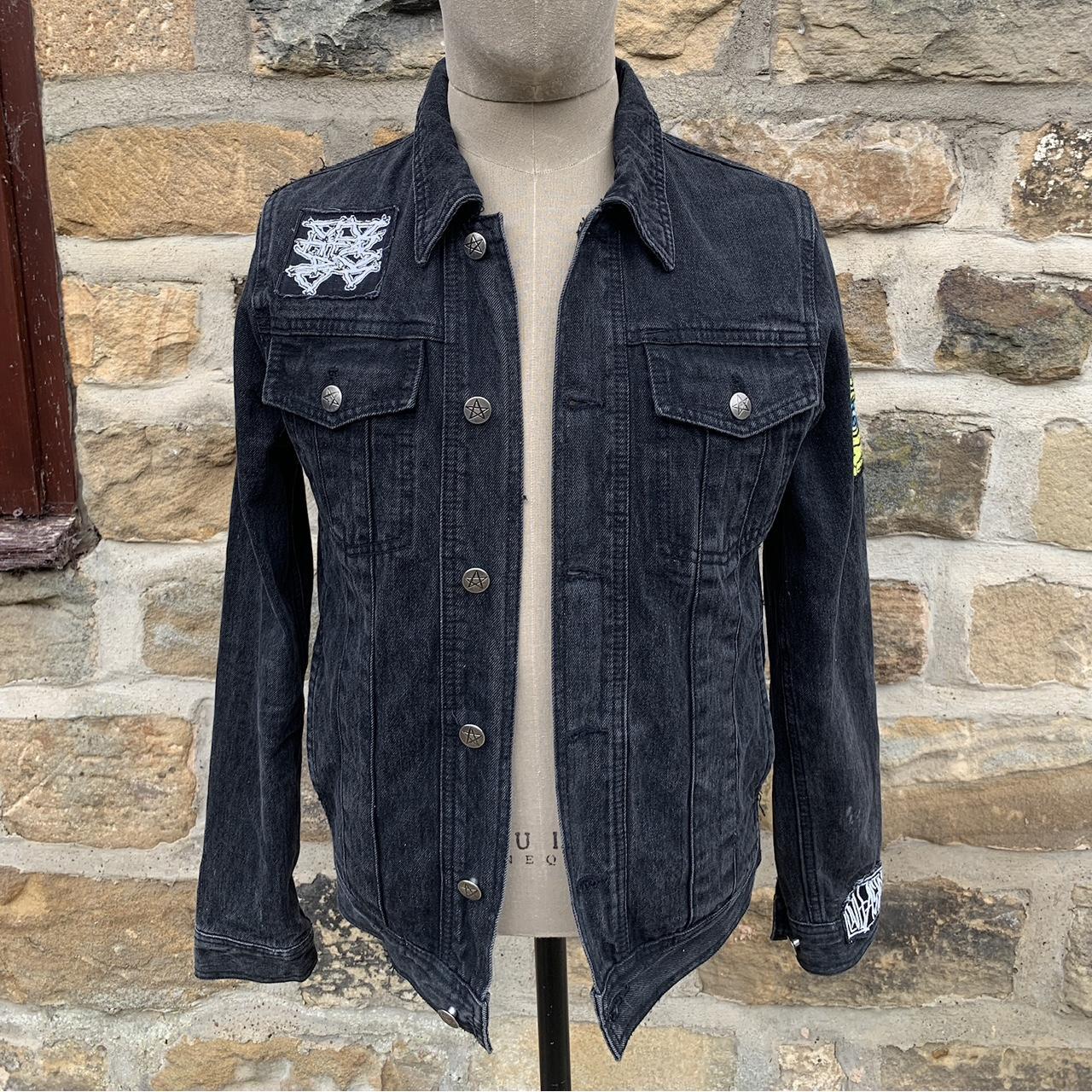 Drop Dead Live Fast Drop Dead denim jacket,