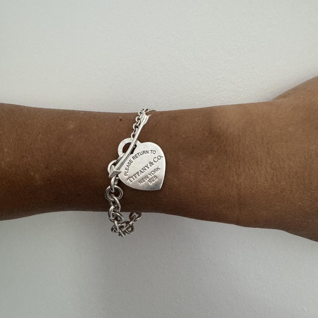 Authentic Tiffany & Co lovestruck heart tag bracelet | Depop