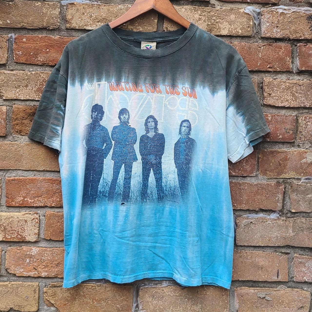 Vintage distressed y2k Liquid Blue The Doors t-shirt... - Depop