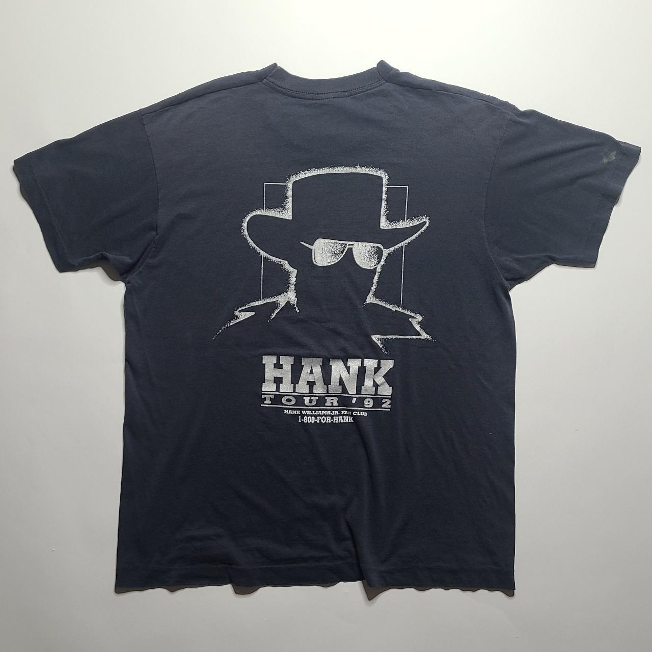 Vintage Hank Williams Jr T Shirt Sz XL Screen Stars Depop