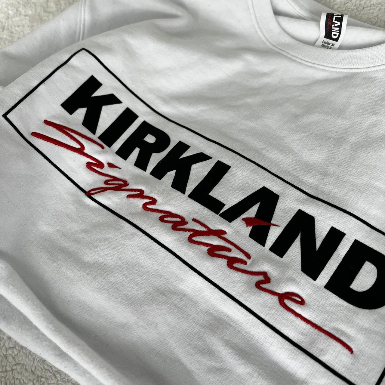 Kirkland embroidered cropped crewneck Women’s medium Depop