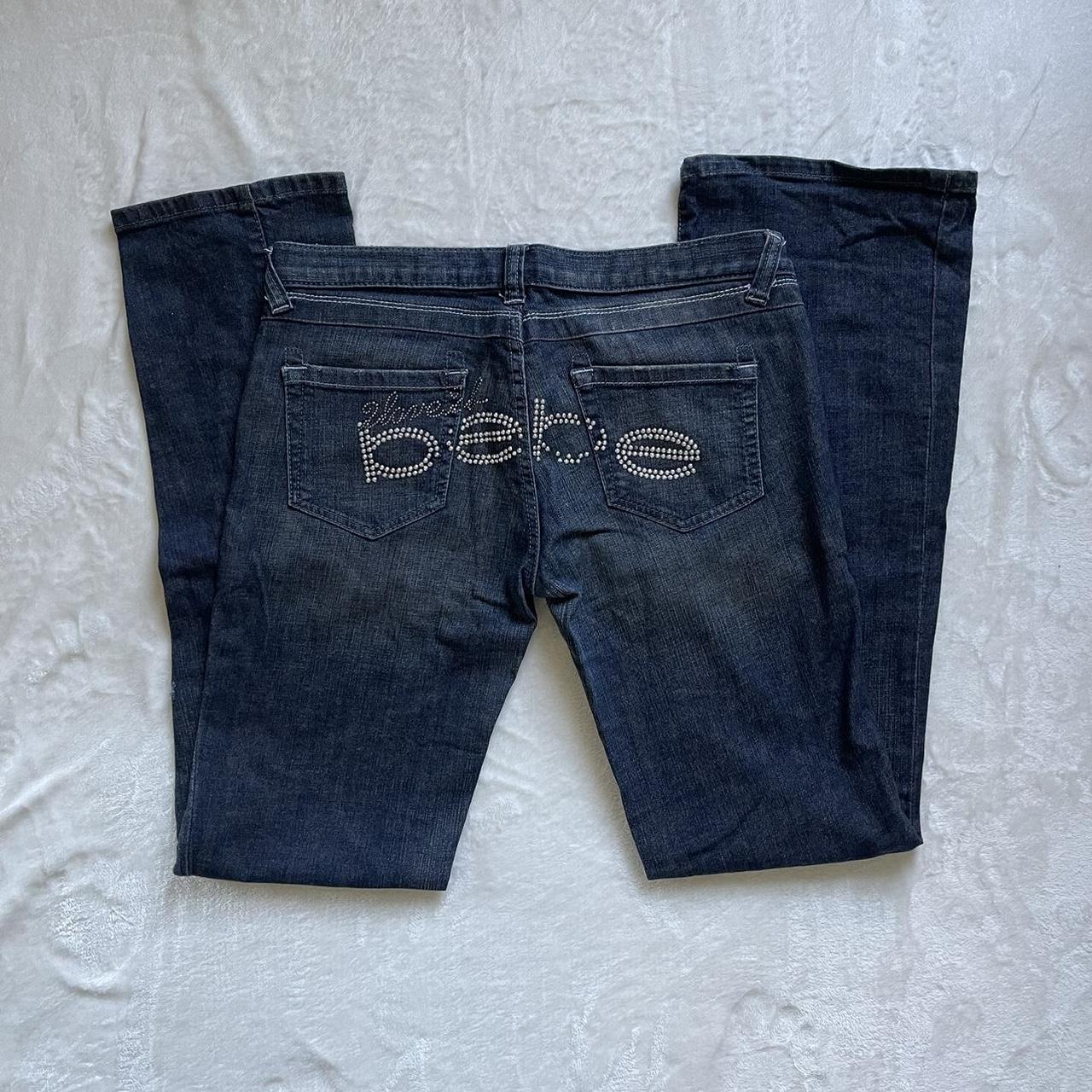 Bebe LowRise Bootcut Jeans These low rise jeans... Depop