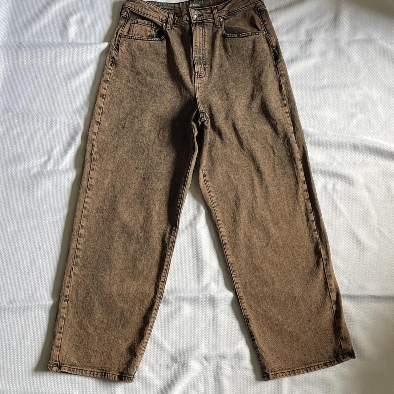 Target Wild Fable Super High rise baggy jean Height... - Depop