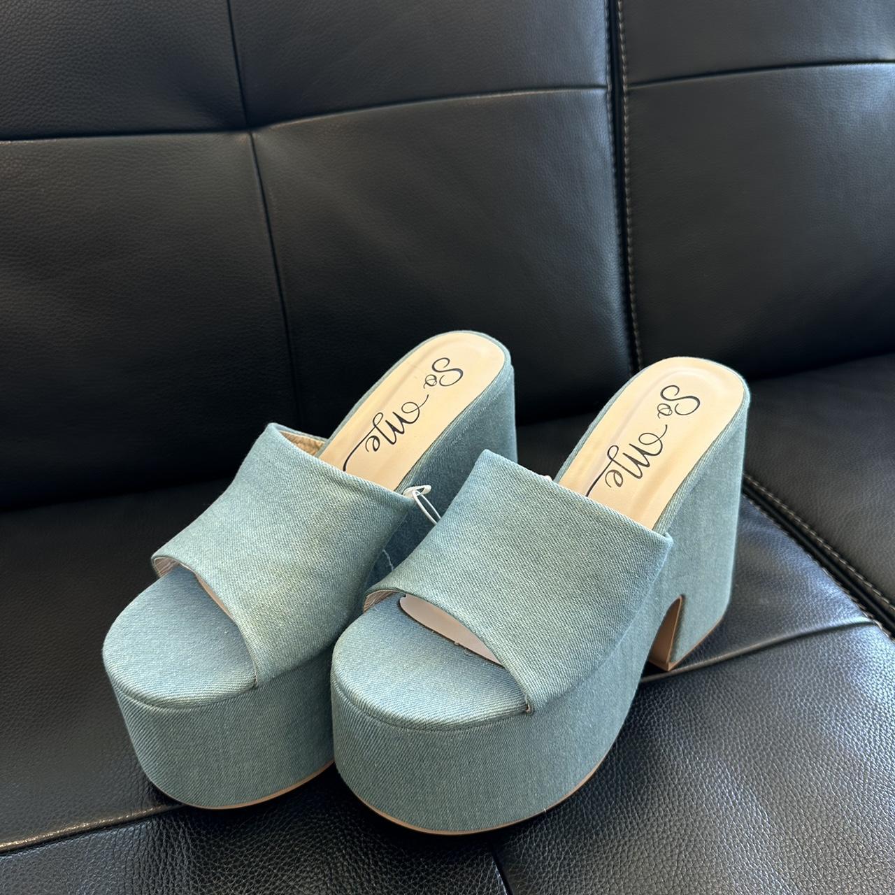 Denim heels sale forever 21