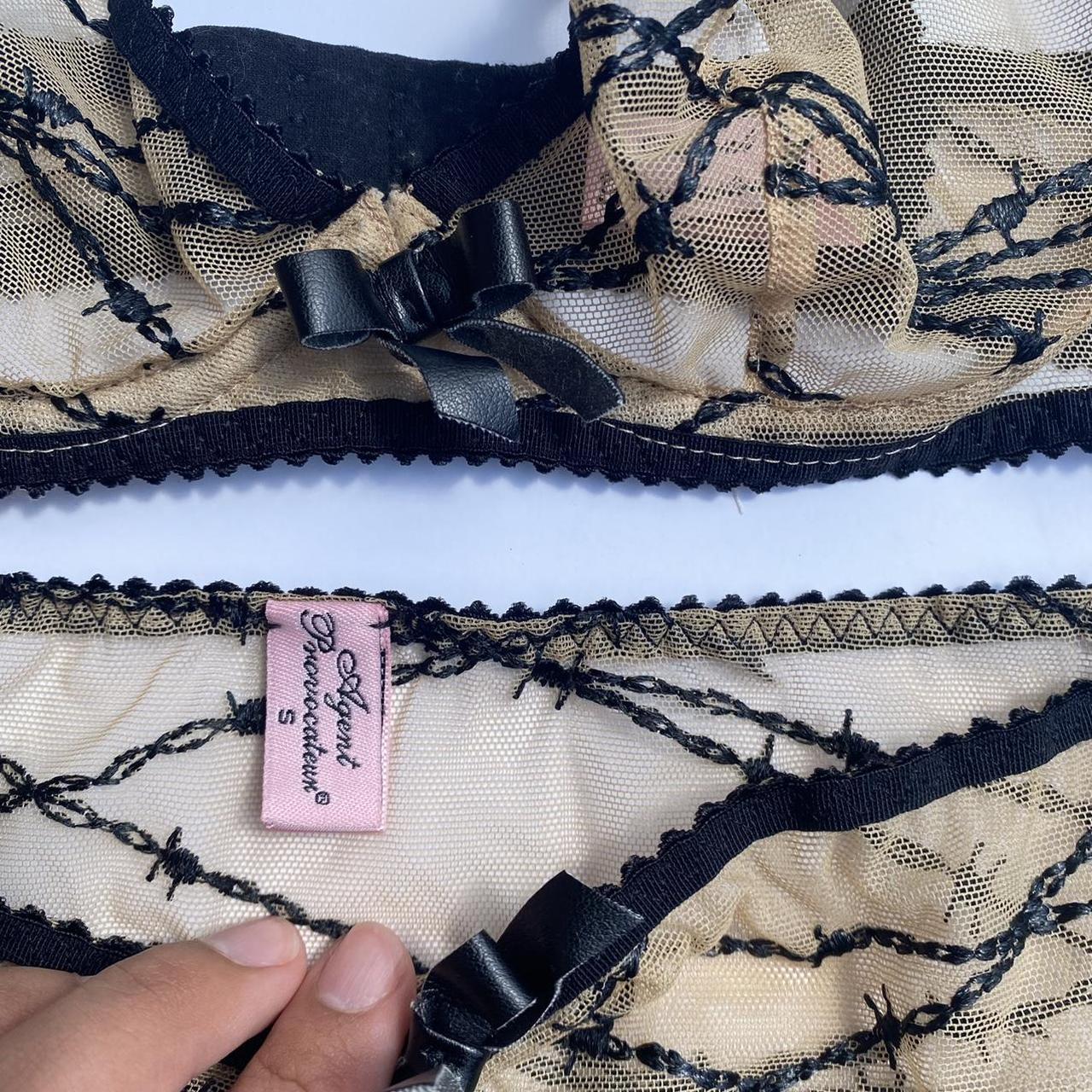 Agent Provocateur Women S Black And Tan Bra Depop