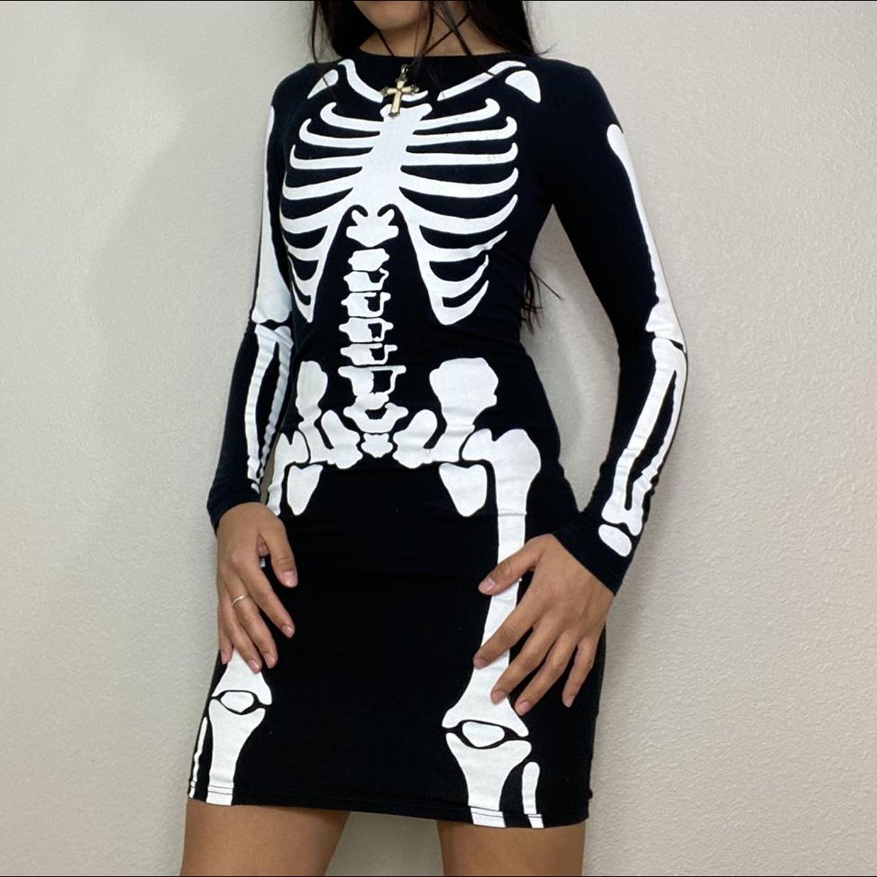 Topshop skeleton hot sale dress