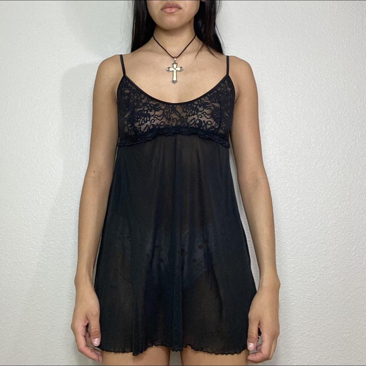 Mesh Victoria's Secret Black mesh leggings. No - Depop
