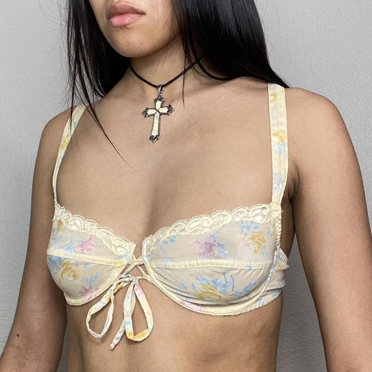 💙DEPOP PAYMENTS ONLY💙 Gooseberry Intimates lace bra - Depop