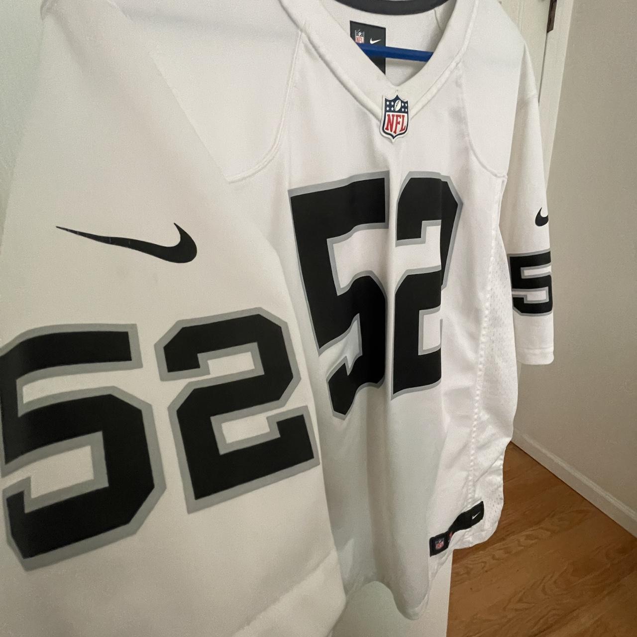 Oakland Raiders Khalil Mack jersey 52 Size Youth XL - Depop