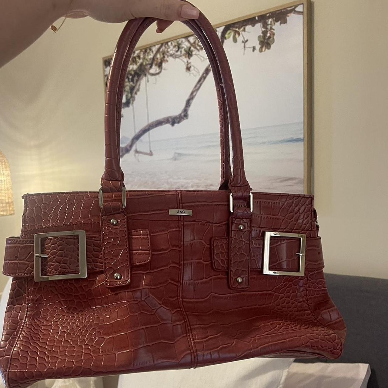 vintage pink JAG handbag!!! so so beautiful. y2k... Depop