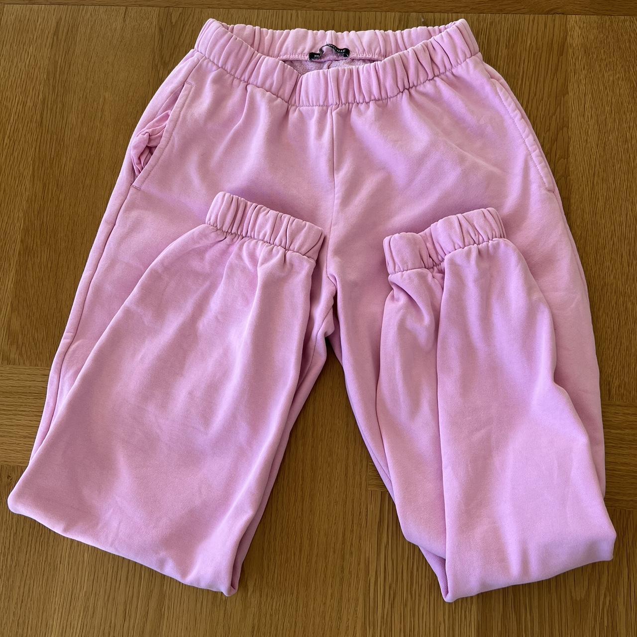 Brandy Melville Women's Pink Joggers-tracksuits | Depop