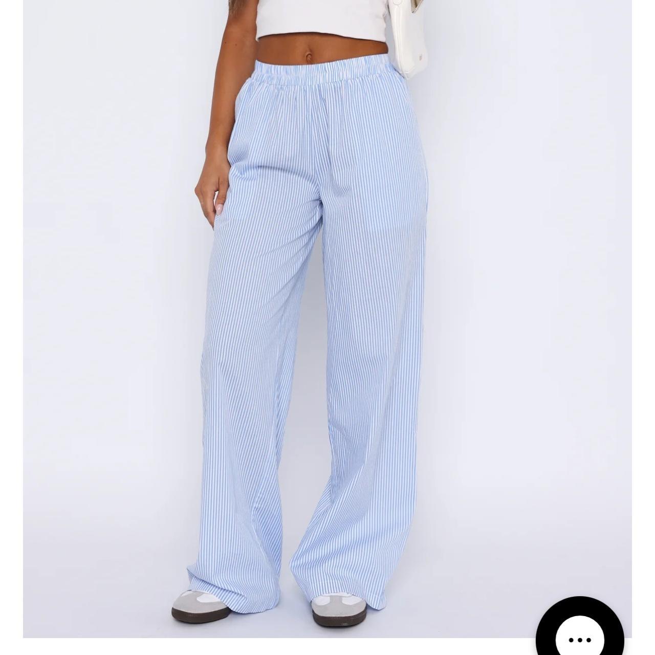 White fox 'always about us' stripe Size Depop