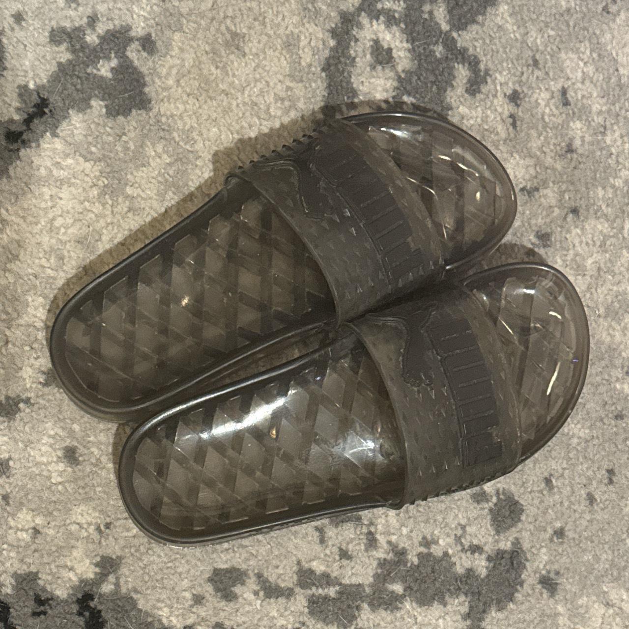 Puma x Fenty Jelly Slides in black Size 8.5 W UK