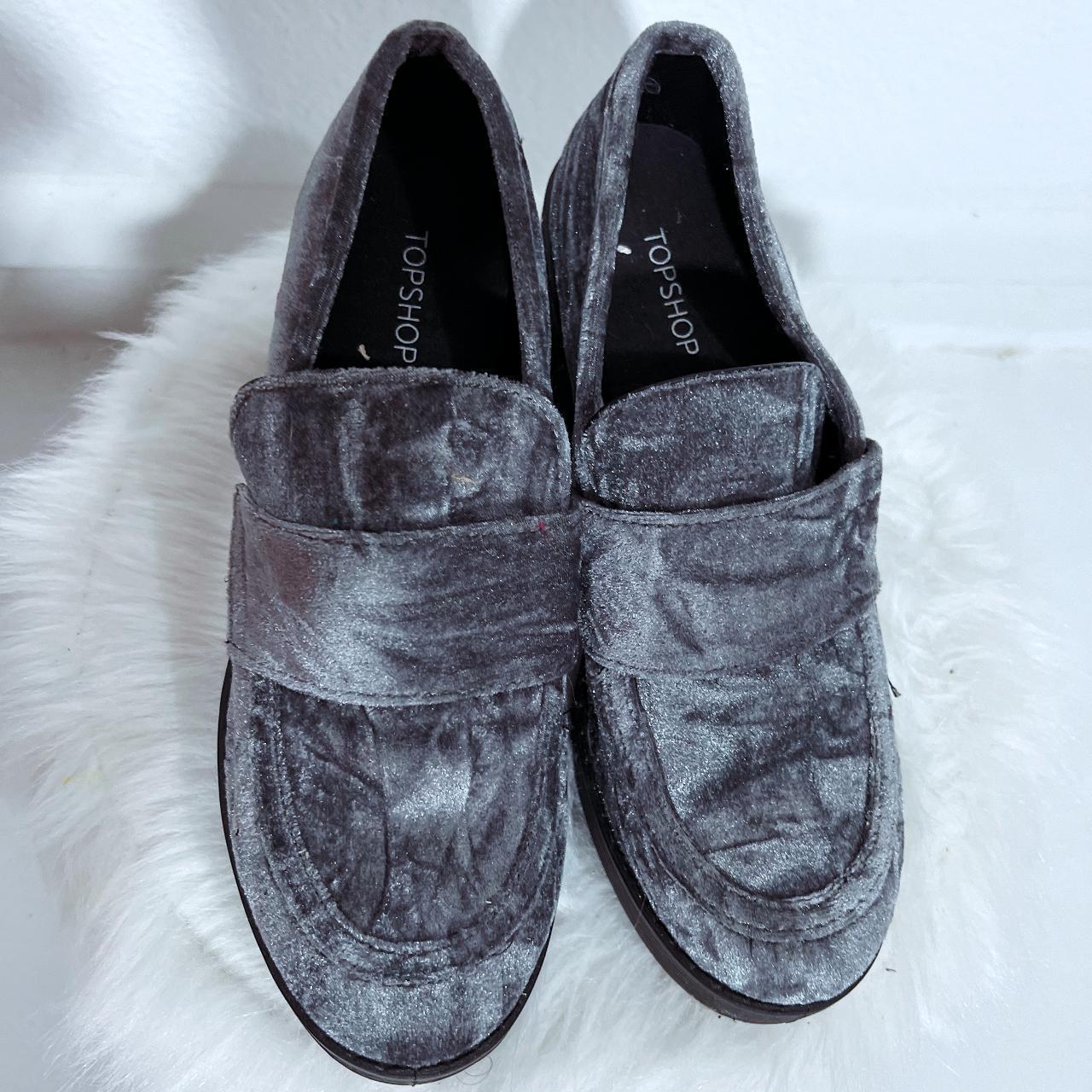 Topshop store suede loafers