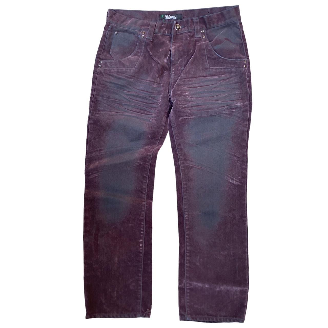 American Vintage Men's Purple and Brown Jeans | Depop