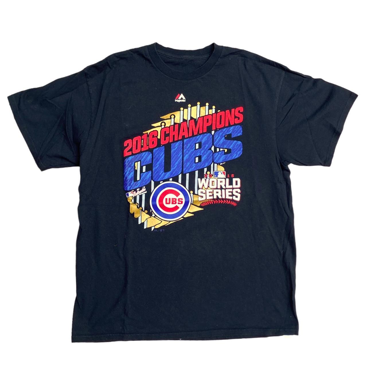 L) Chicago Cubs Championship T Shirt 2016