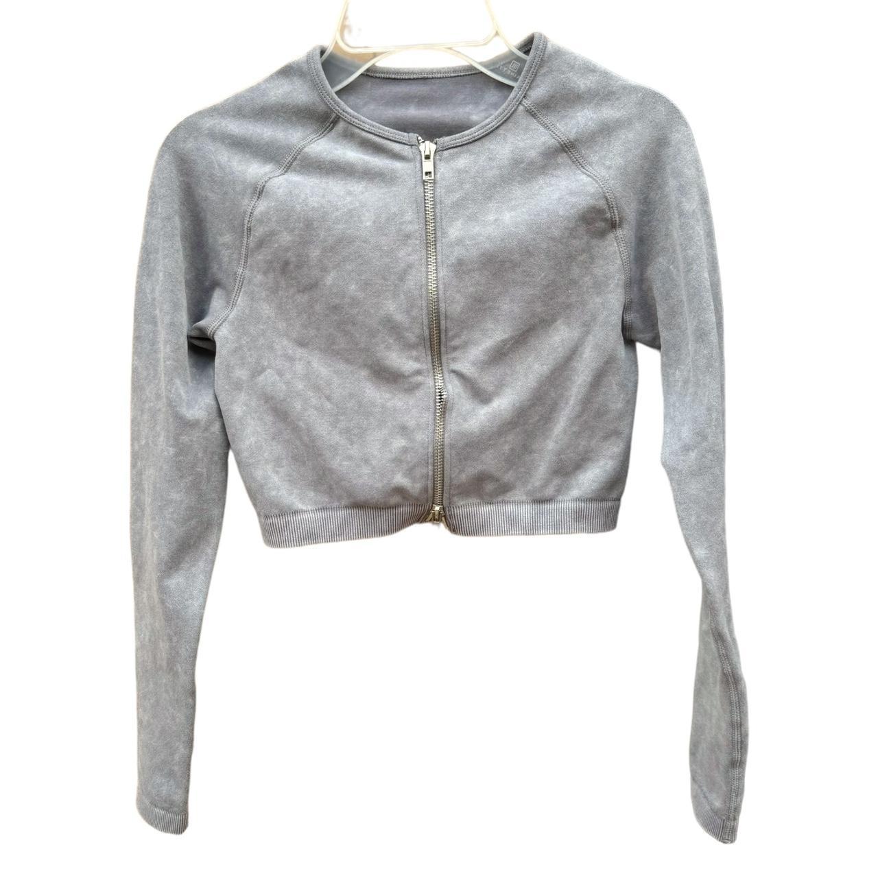 Lucky Zip Through | Washed Grey