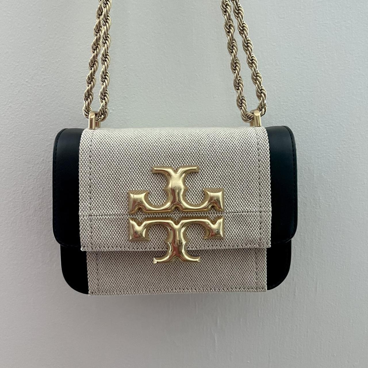 Tory Burch Leather Gold Chain Purse. - Depop