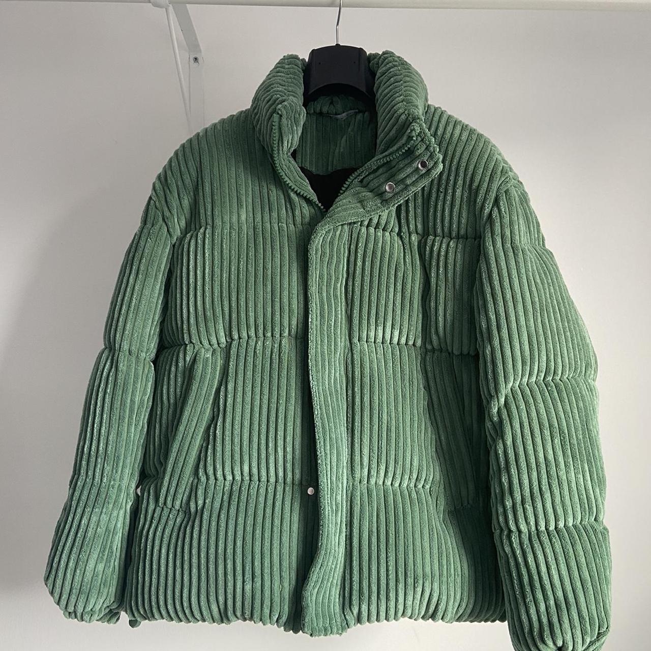 Zara cord puffer jacket Size large to extra large... Depop