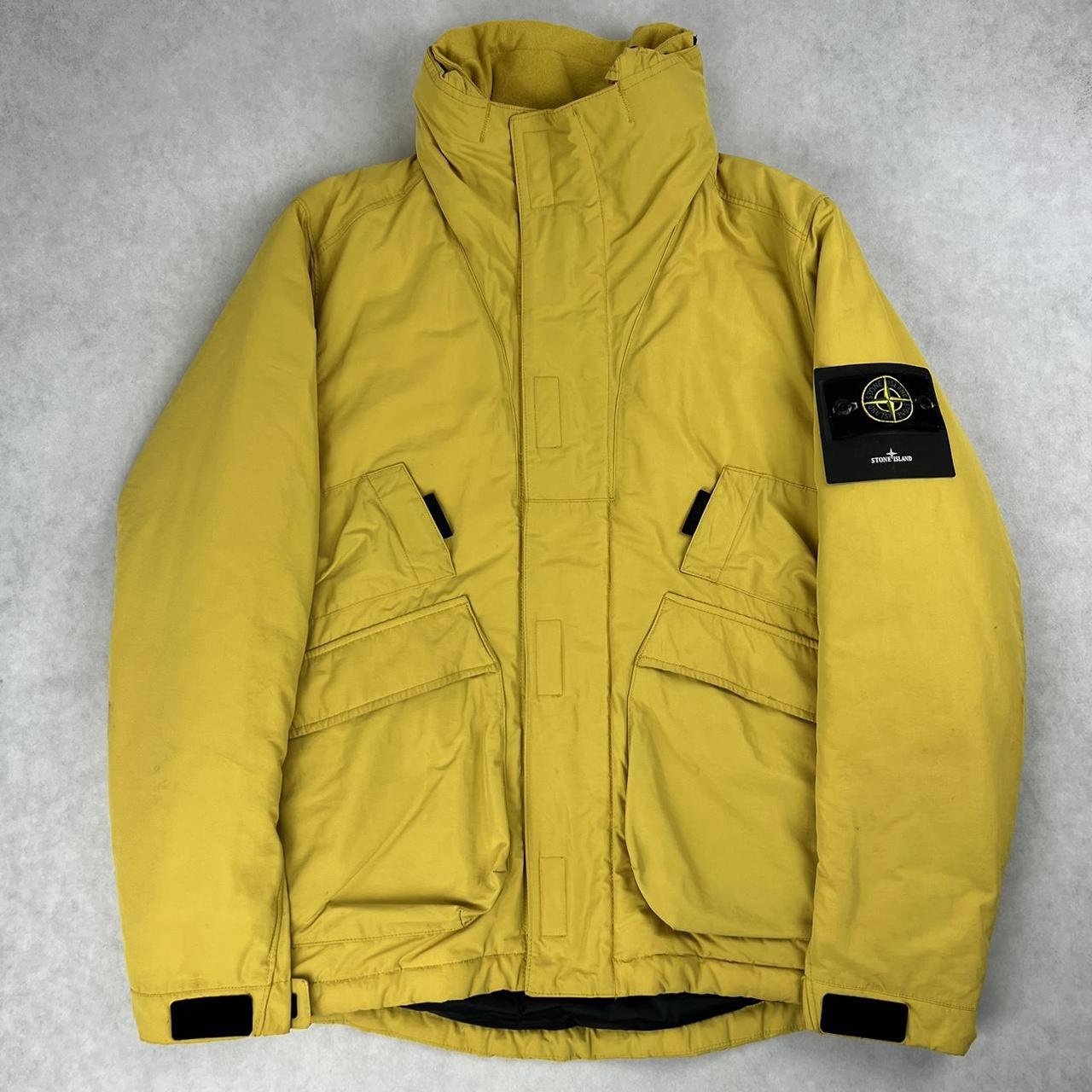 Stone island micro reps primaloft long down jacket shop