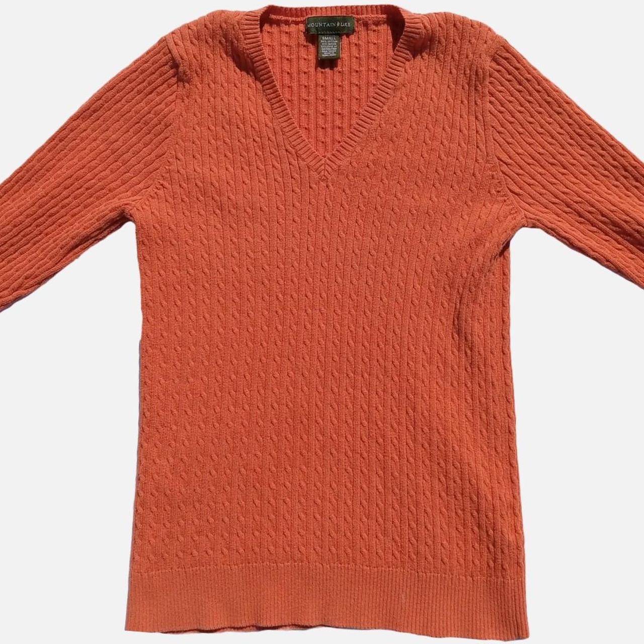 Women's Orange Jumper Depop