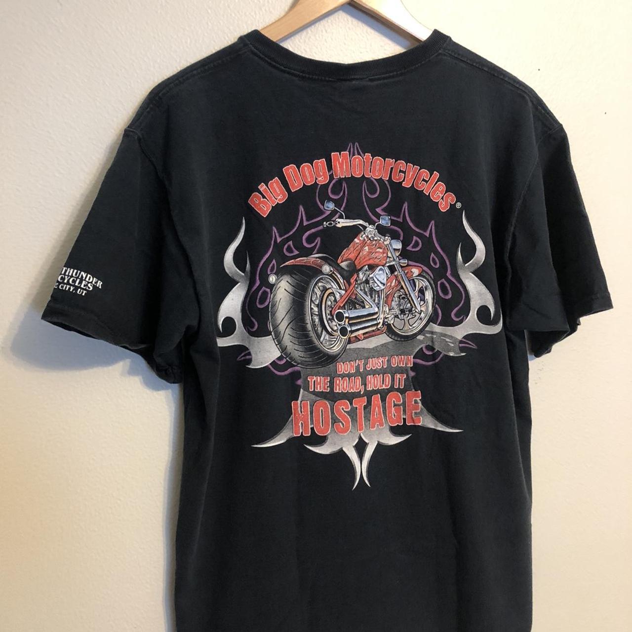 Vintage Harley Big Dog Motorcycles 90s tee shirt SLC... - Depop