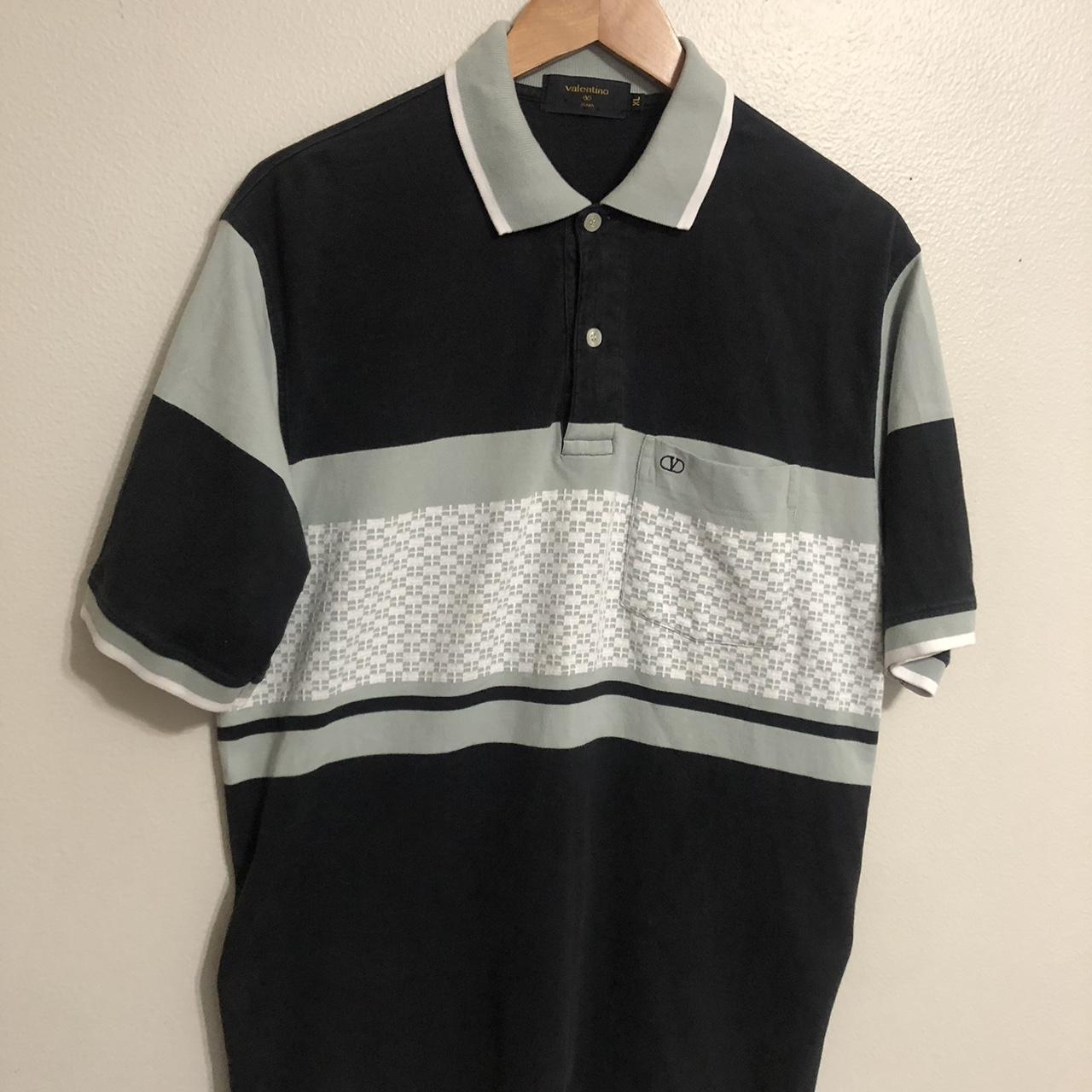 Vintage Valentino polo shirt 90s designer XL Size... - Depop