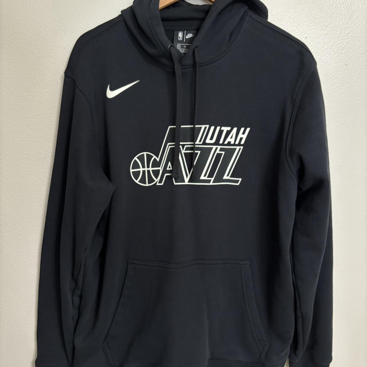 Nike Utah Jazz hoodie XL black sweatshirt NBA. Depop