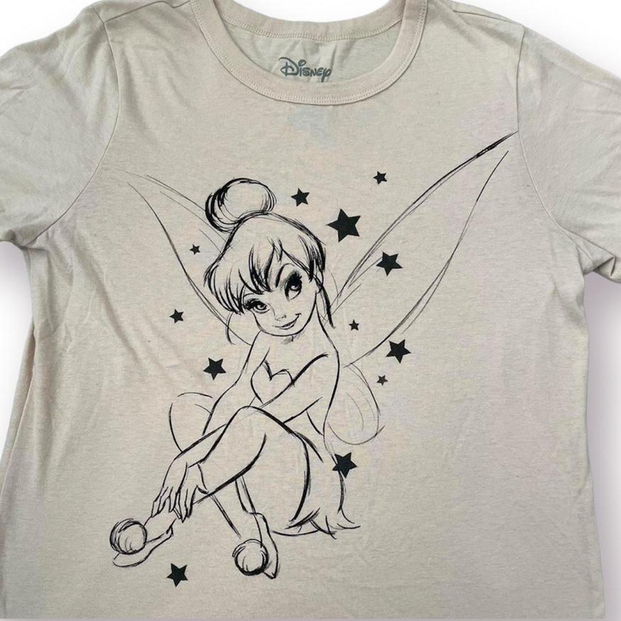 Disney Tinkerbell T-shirt, Color: Cream, Condition:...