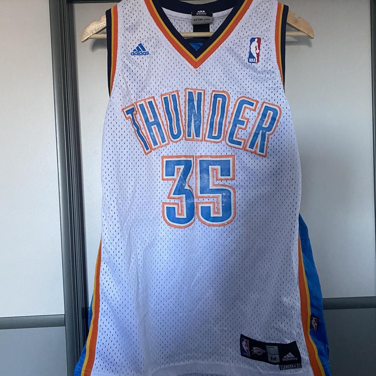 Men's White and Blue Vest Depop