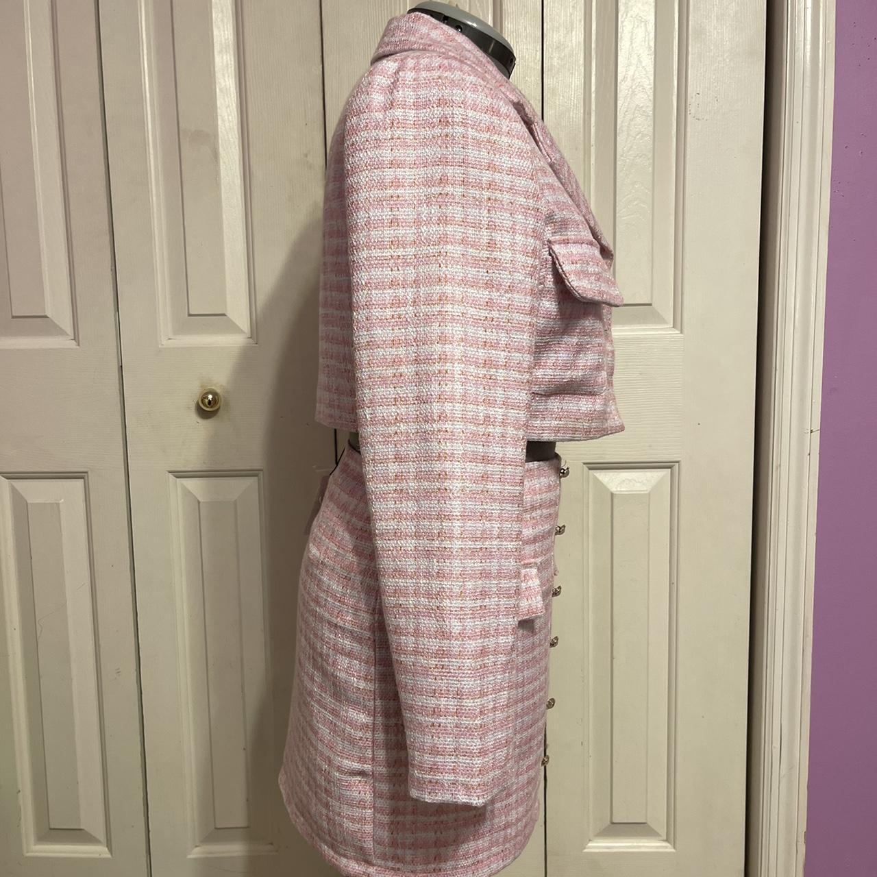 Cider Women's Pink Suit Depop