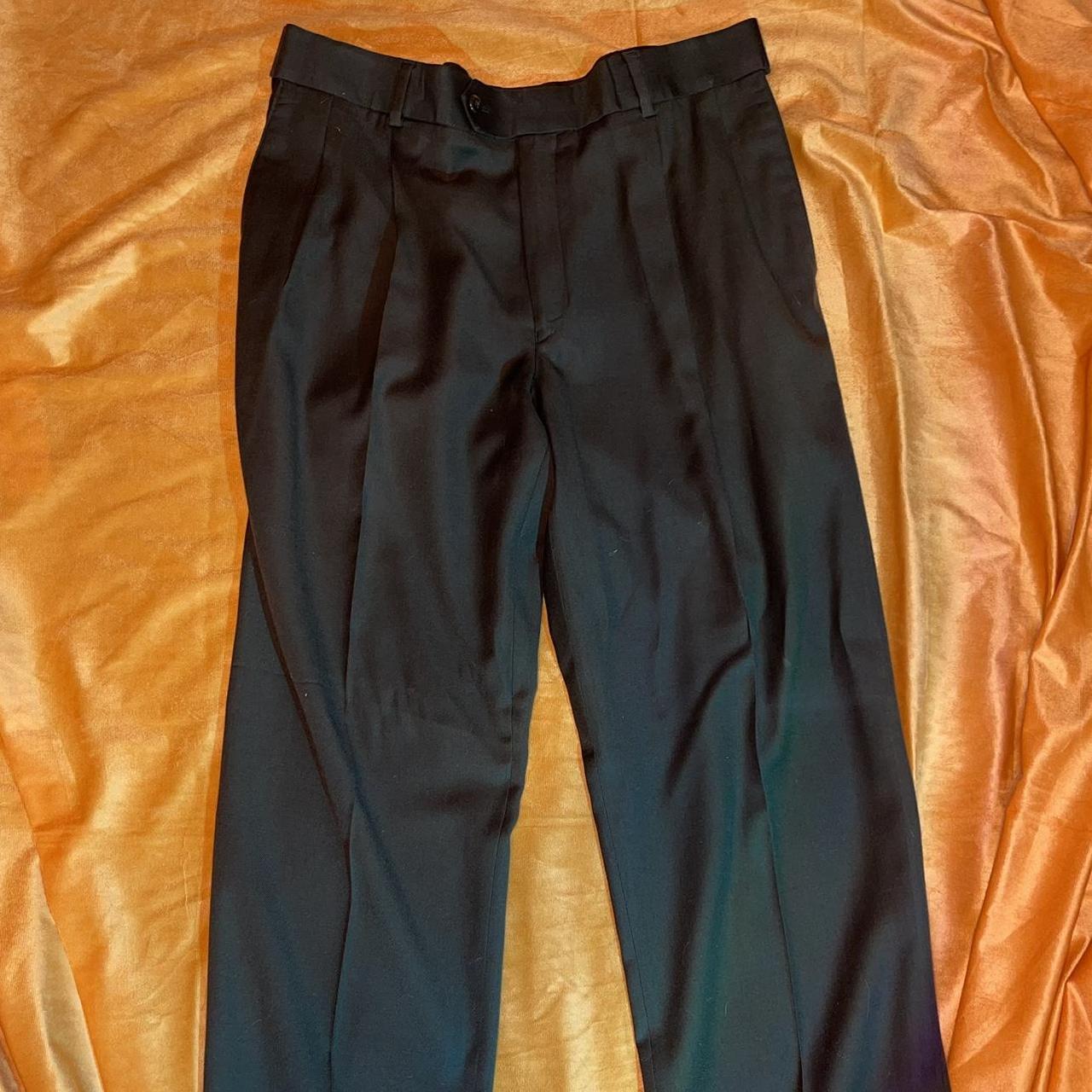 stafford brown paper bag pants / trousers 36... Depop