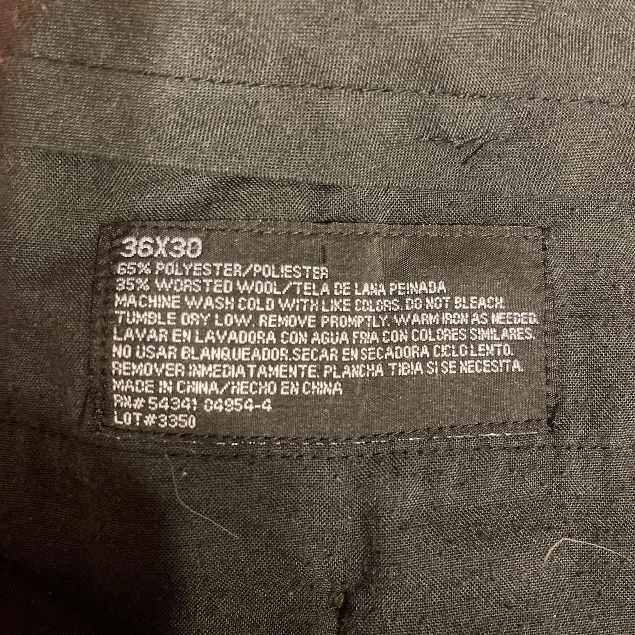 stafford brown paper bag pants / trousers 36... Depop