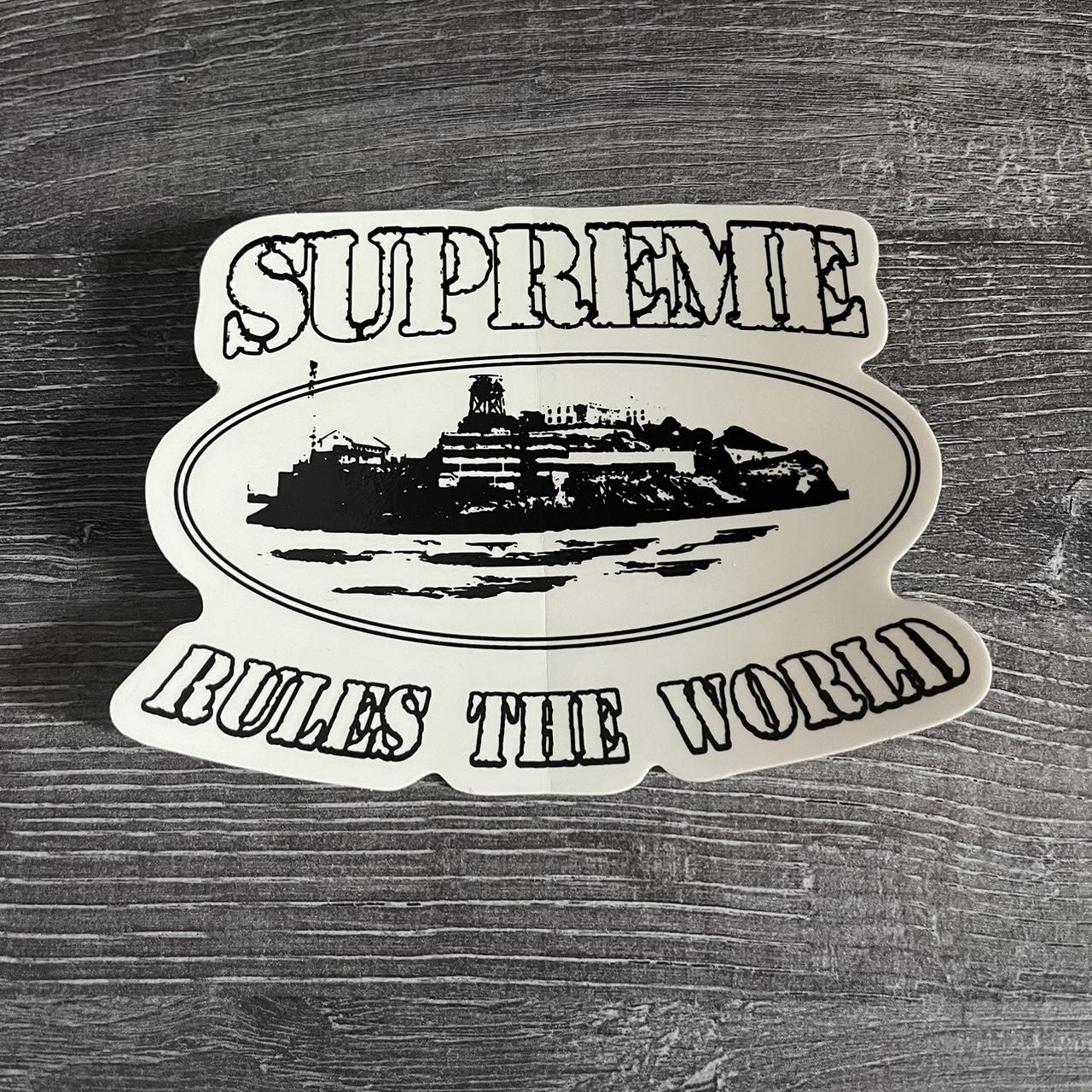Supreme x Corteiz sticker that came with the tee. : r/Supreme