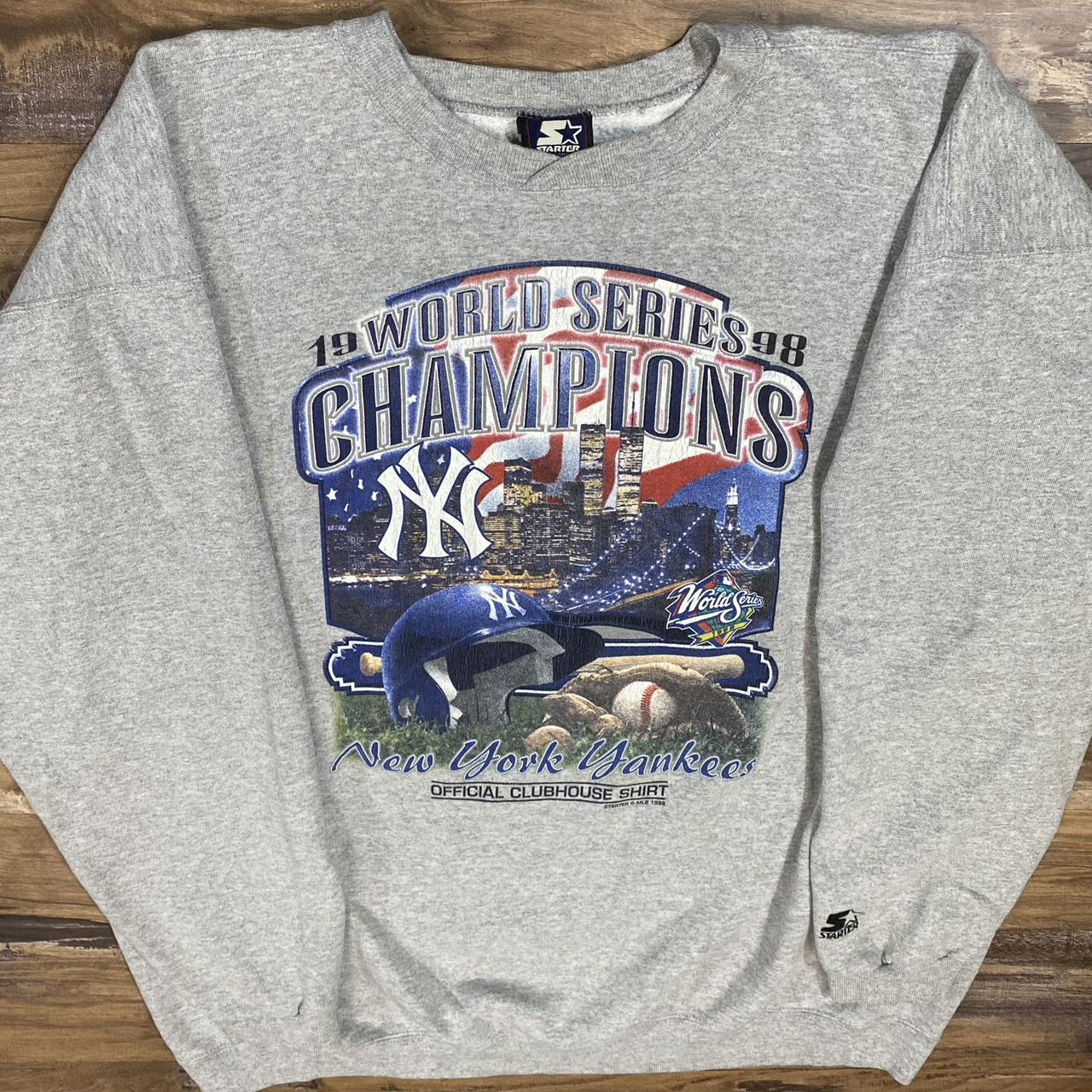 1998 New York Yankees World Series Champions Starter MLB T Shirt Size  Medium – Rare VNTG