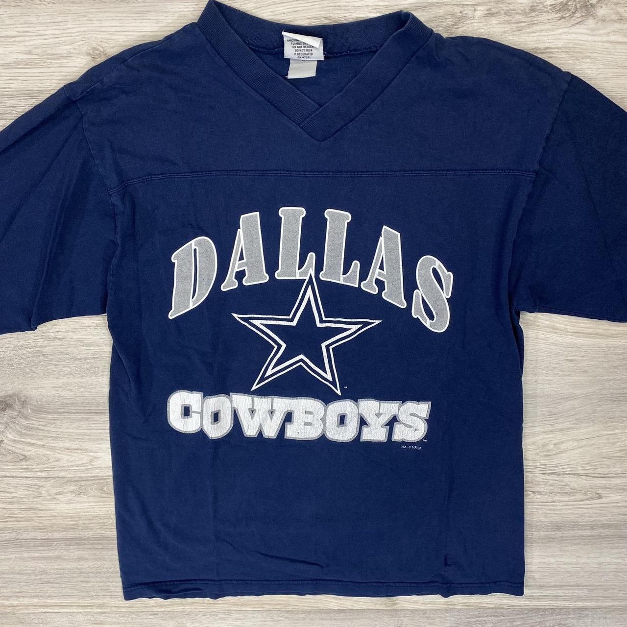 Rare Vintage Deion sanders 1995 Dallas Cowboys tee. - Depop