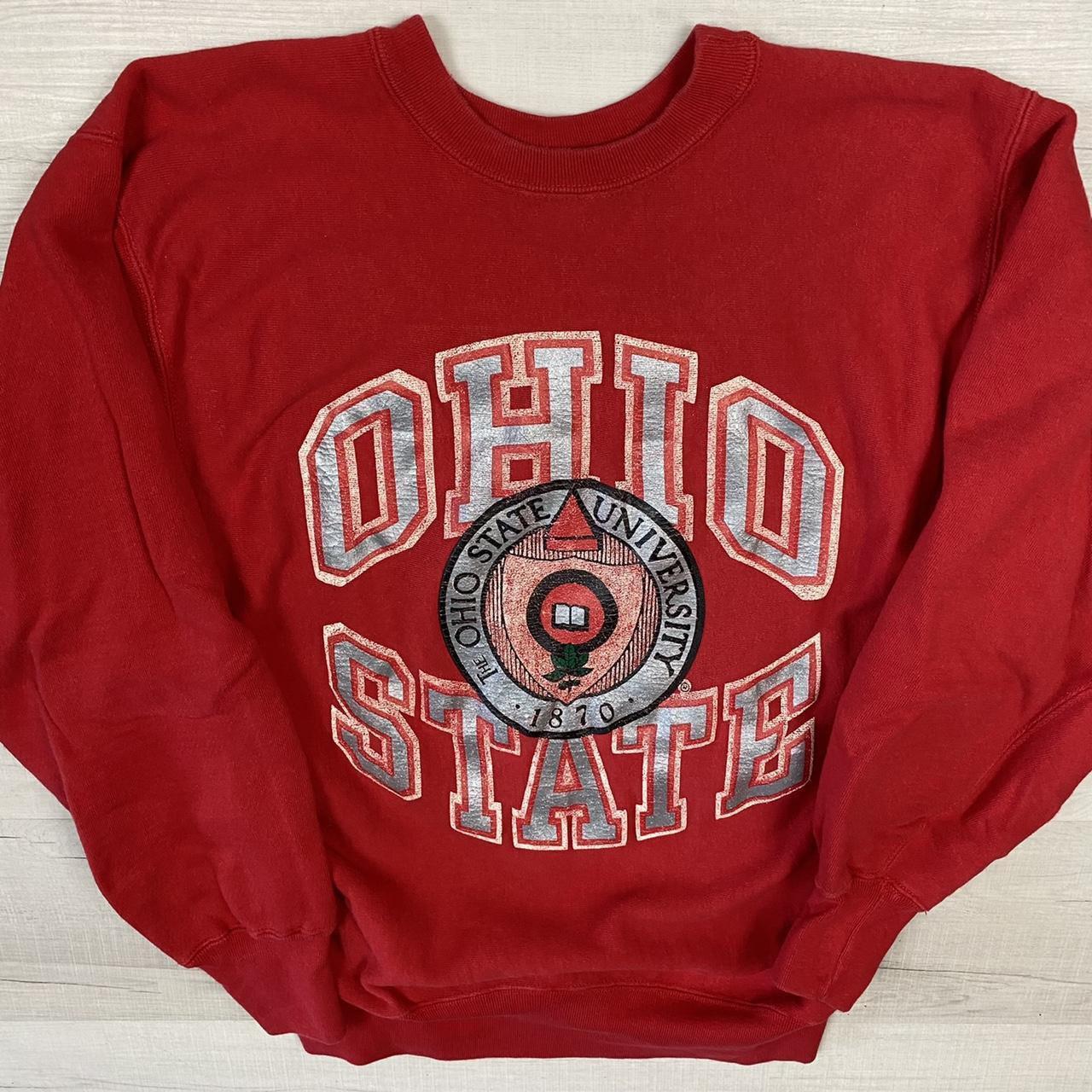 Vintage 90s Ohio state buckeyes champion reverse | Depop Vintage 90s Ohio state buckeyes champion reverse | Depop
