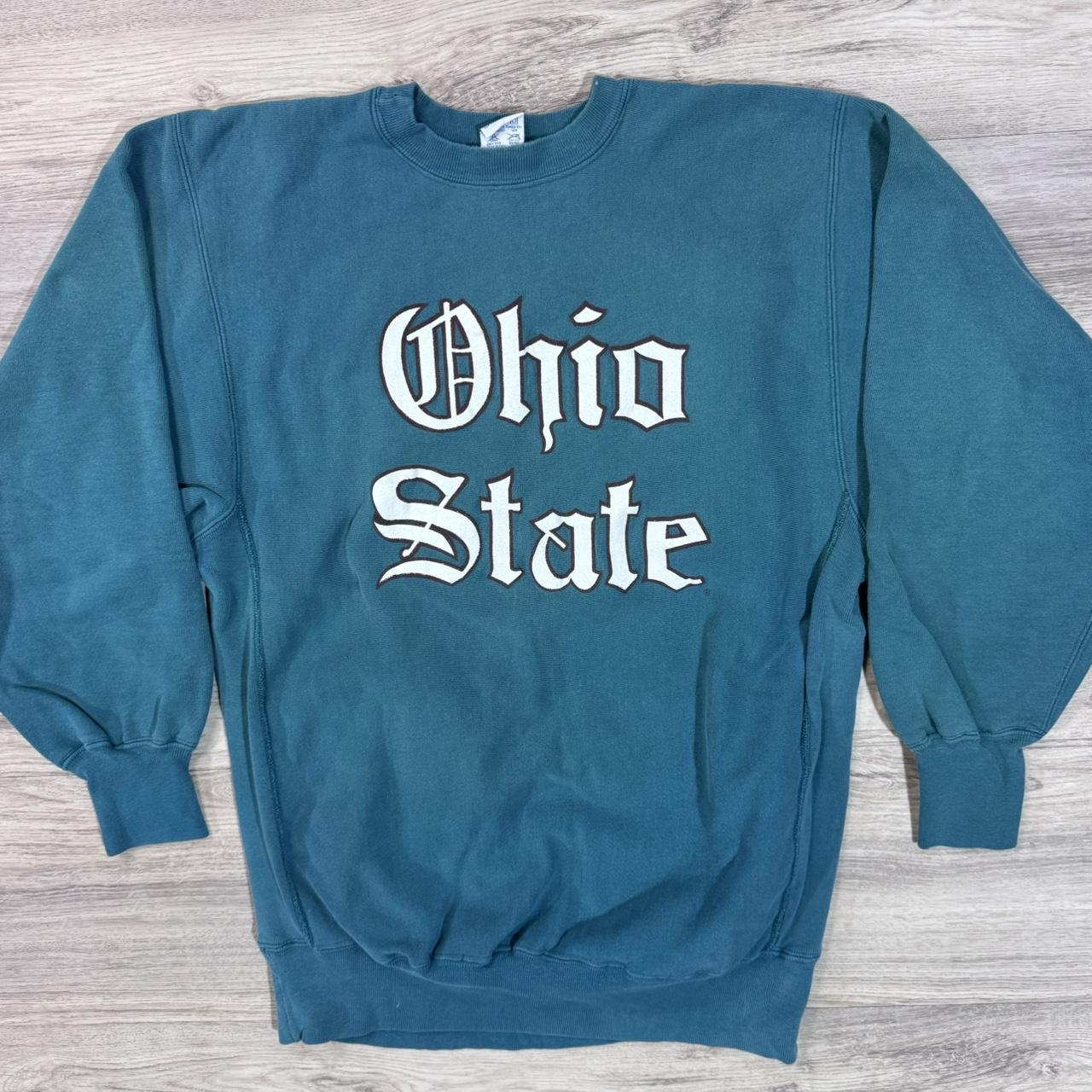 Vintage 90s Ohio state champion reverse weave | Depop