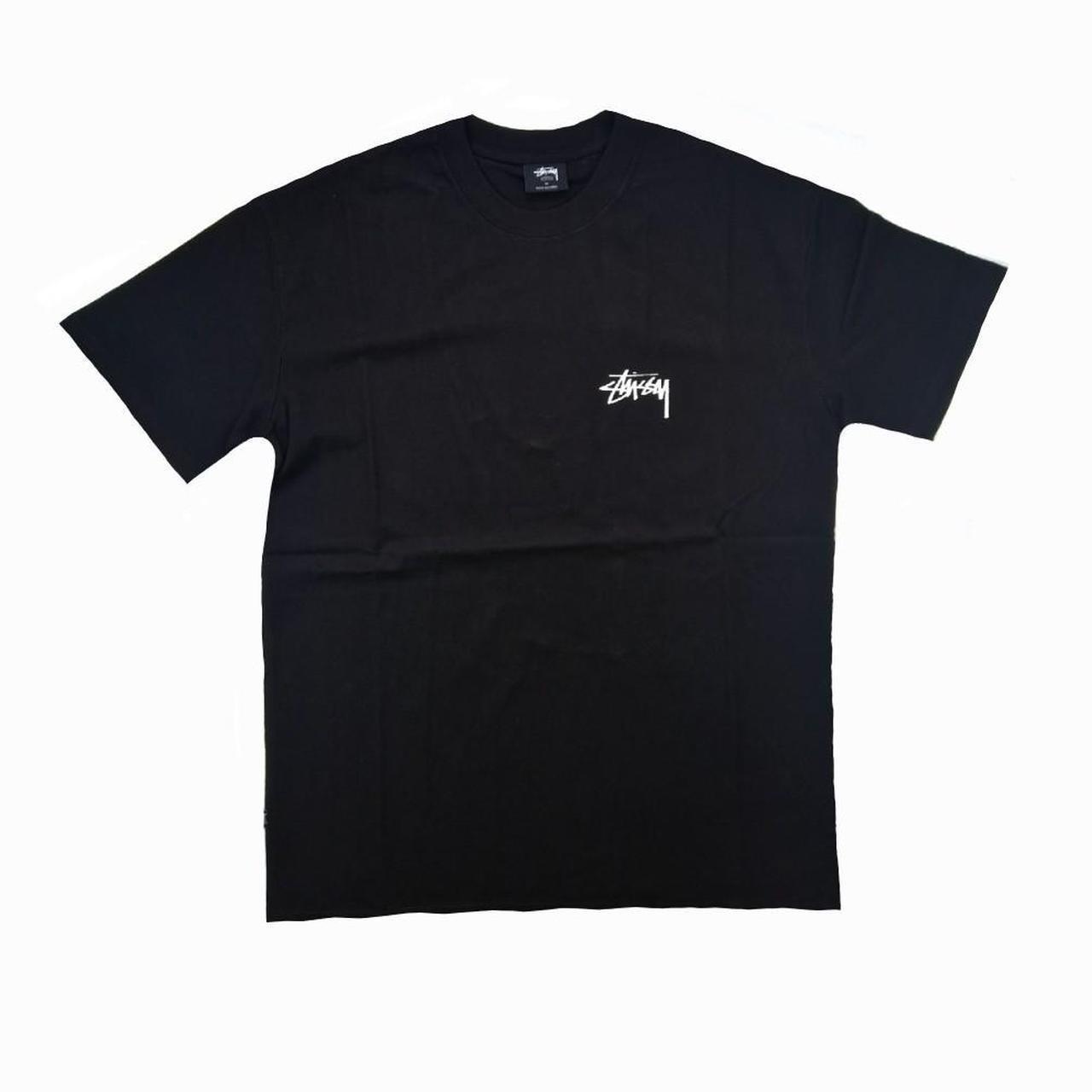 Black stussy House cards t shirt Tag size :... - Depop