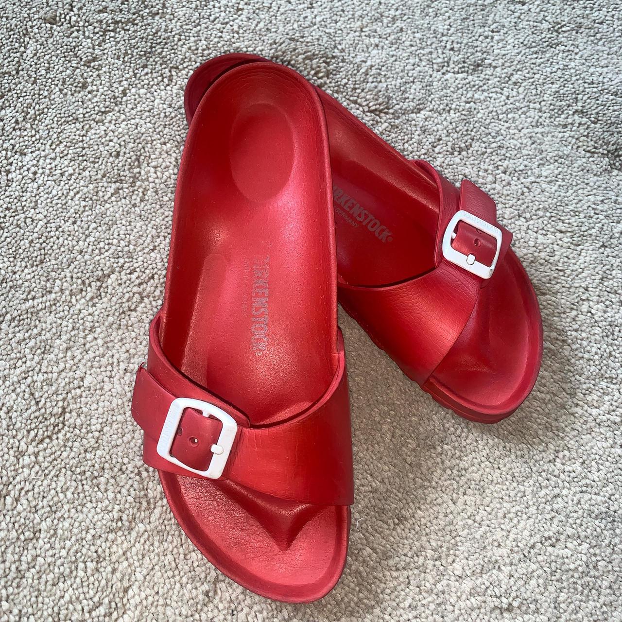 Birkenstock Women's Slides Red US – Birkenstock slides