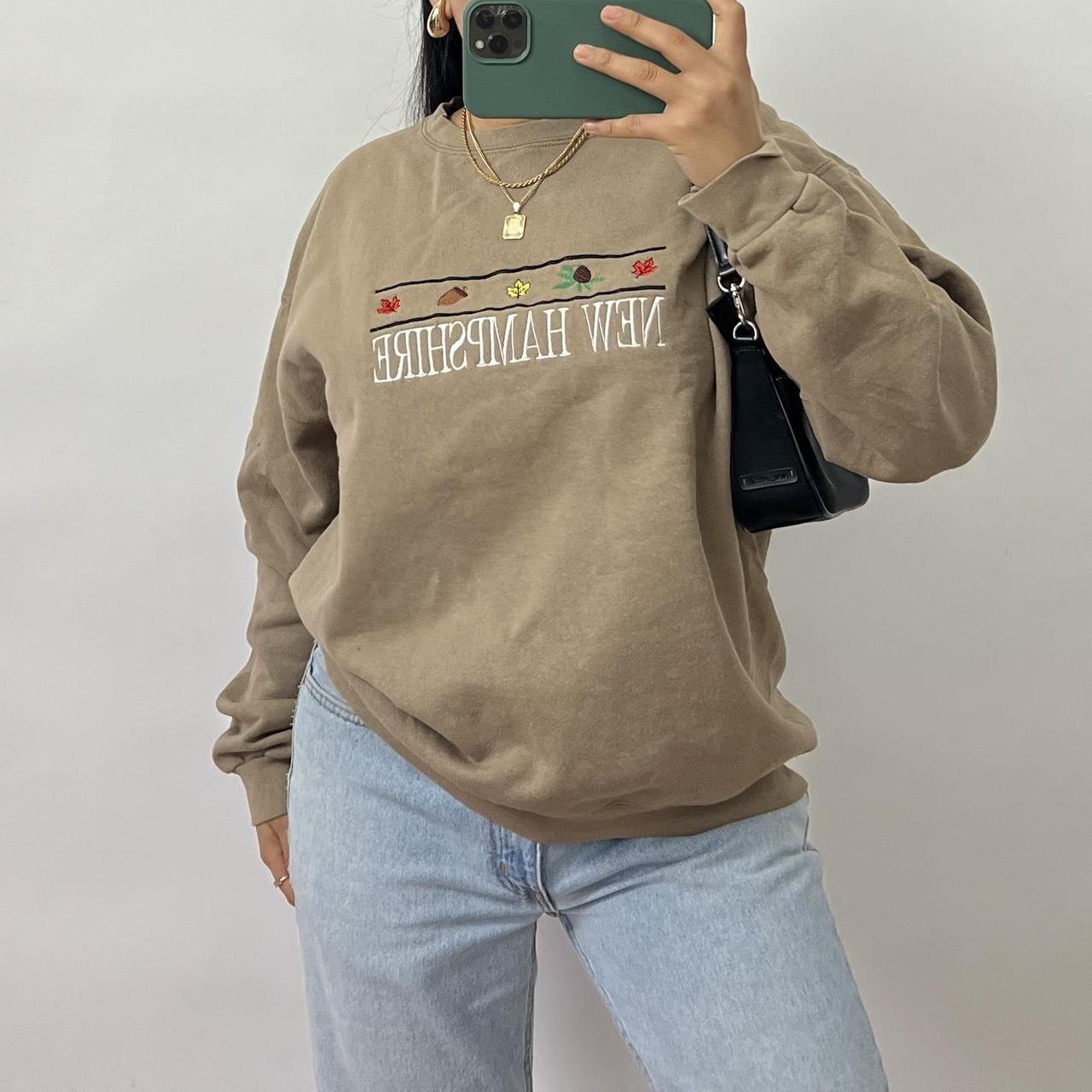 Light hotsell tan sweatshirt