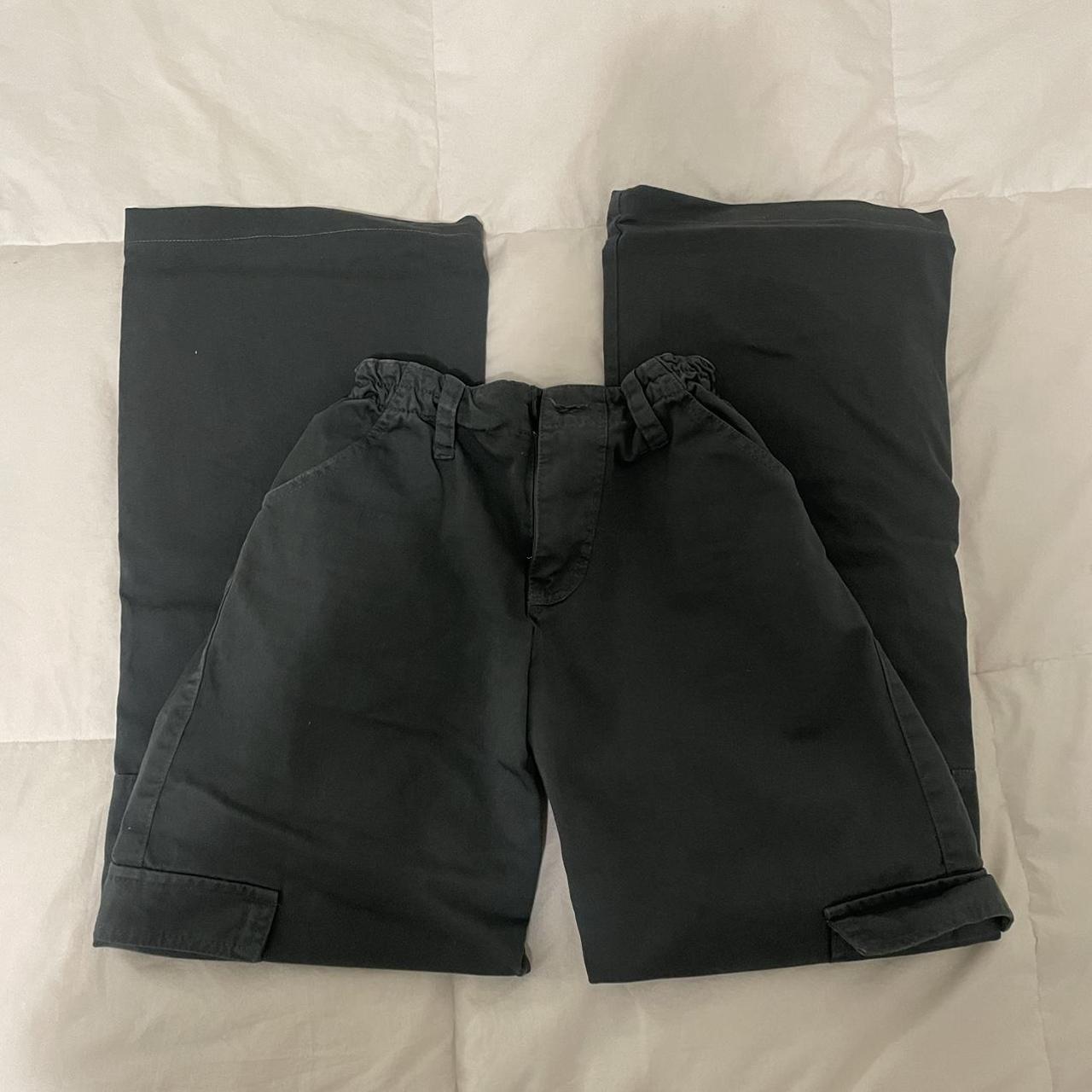Aritzia Women's Grey Trousers | Depop
