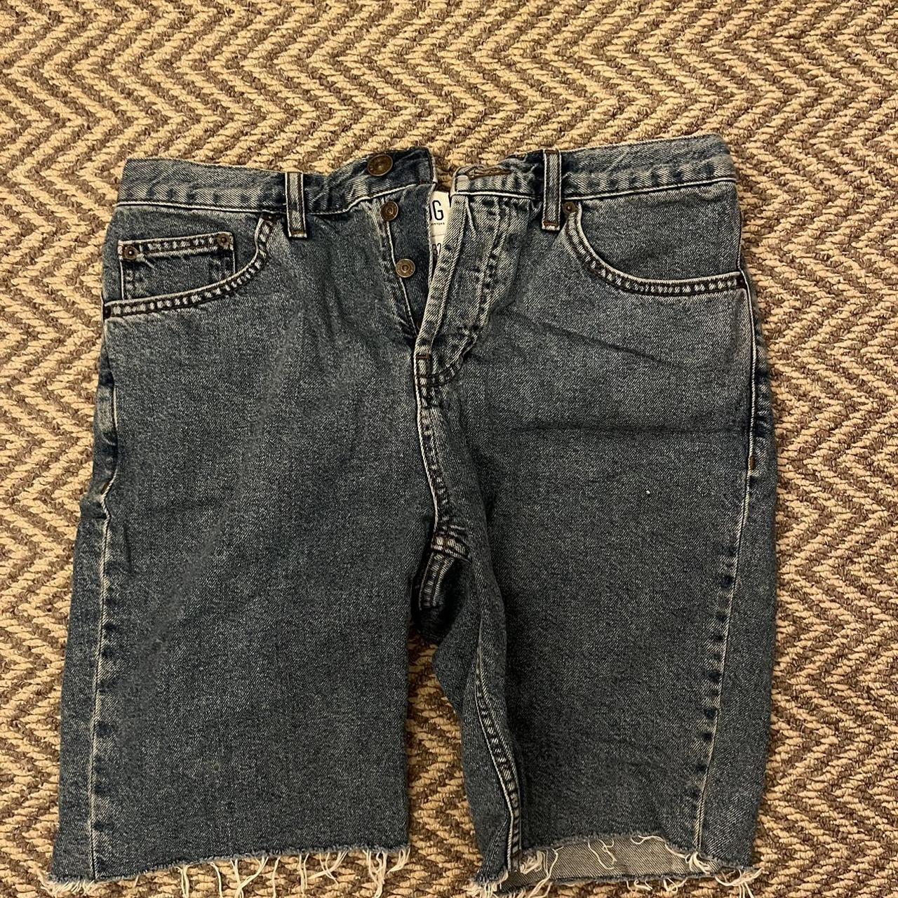 bdg black jean shorts