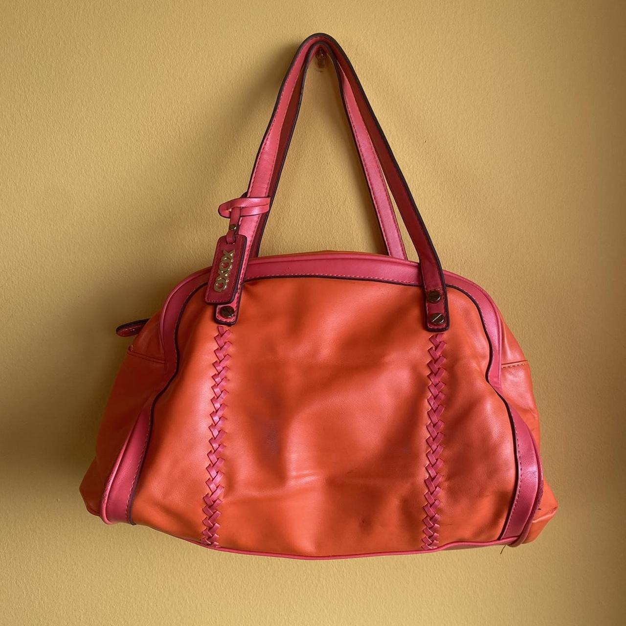 metallic hot pink mini quilted bag