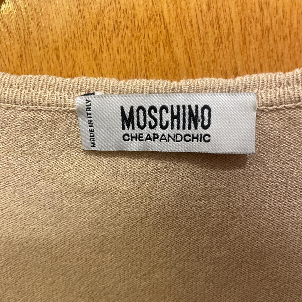 Moschino Cheap & Chic Women's Tan and Cream Shirt (3)