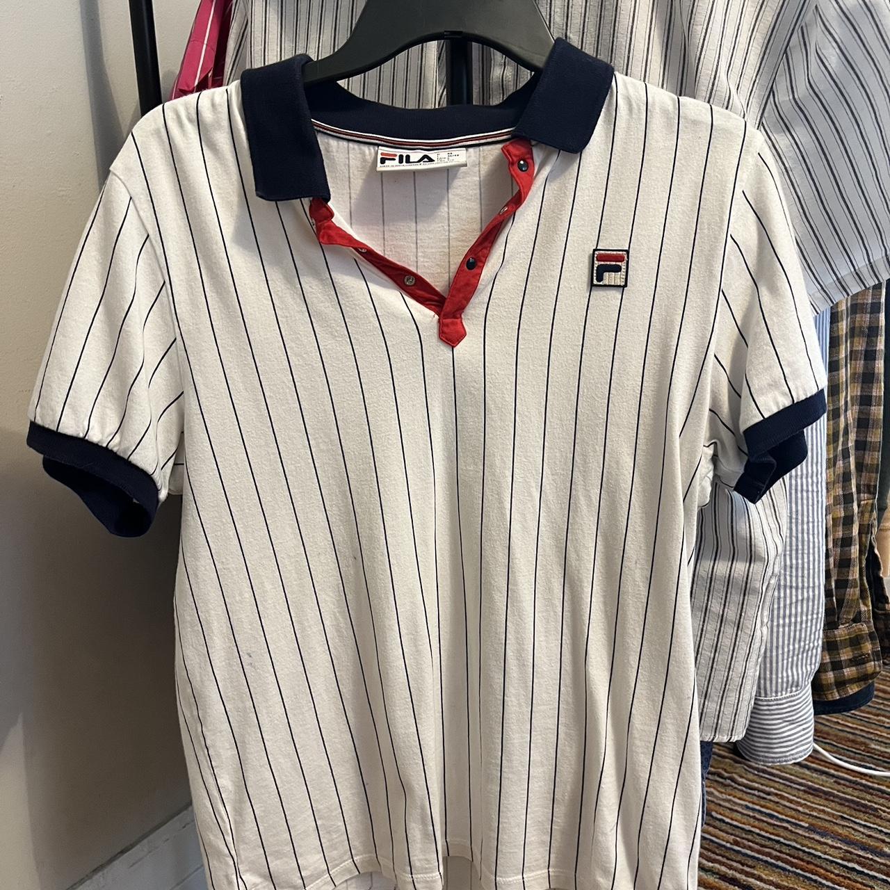 Fila striped outlet shirt womens