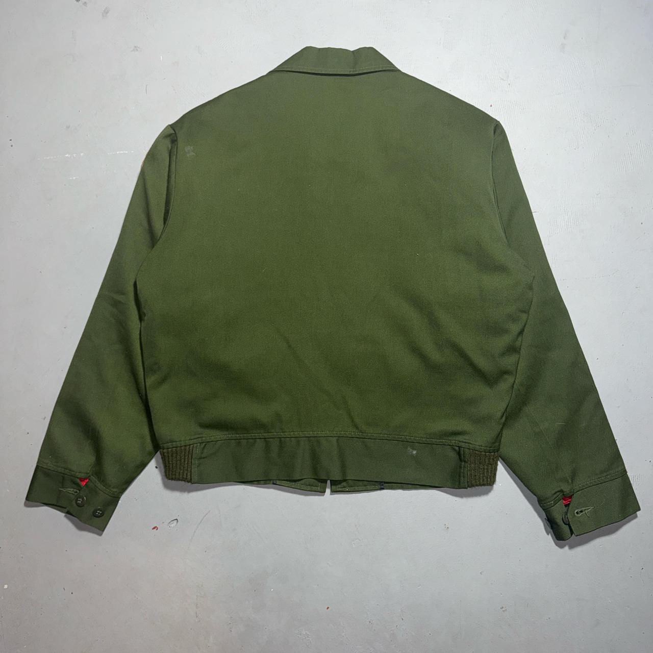 1970s 70s green and red National Parks jacket with a | Depop