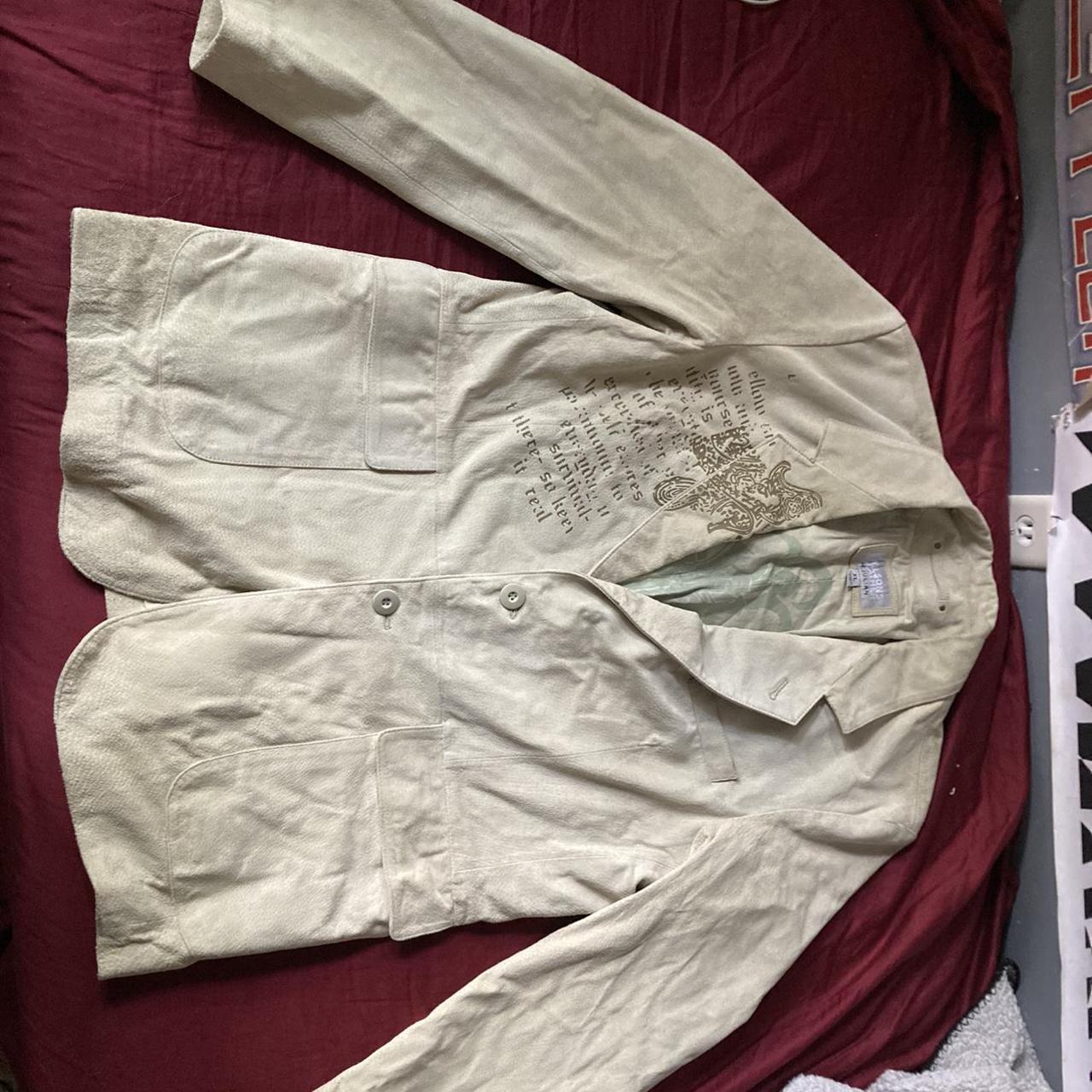 Wilson’s Leather Men's Green and Cream Jacket (2)